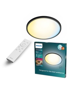 Runder Schwarz Valen 32W Deckenlicht 2