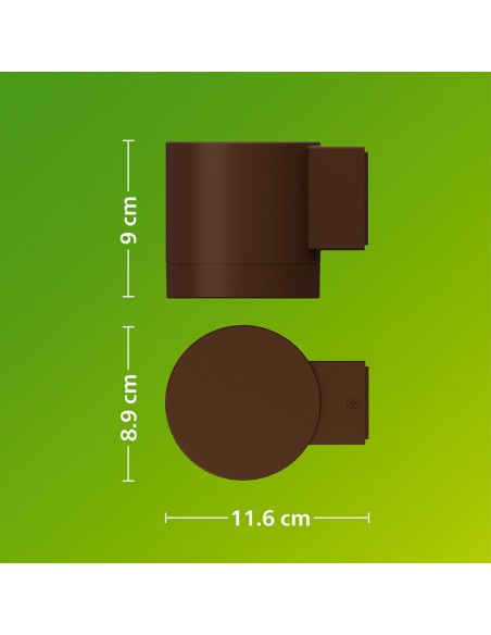 Exterior LED Fylx Appliance 5 W, Brown