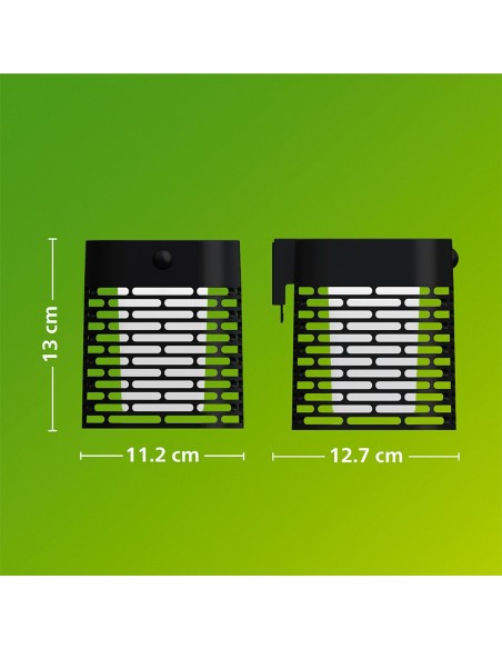 Aplique solar LED Hara Negro 3,8 W