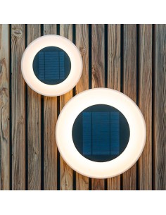 Aplique LED Solar Wally 27, Blanco