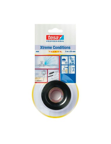 Cinta aislante Xtreme Conditions Premium negra 25 mm x 3 m