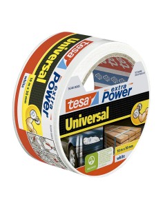Cintes américaines extra power universelles blanches 50 mm x 10 m