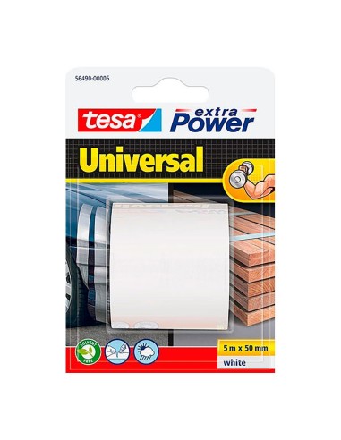 Cintes américaines extra power universelles blanches 50 mm x 5 m