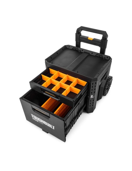 Caixa de Ferramentas com Rodas Stacktech 53x40.5x47.7 cm