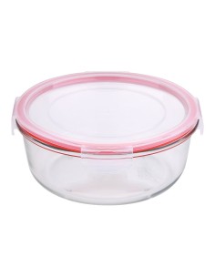Round hermetic glass jar, Toledo, 1200 ml