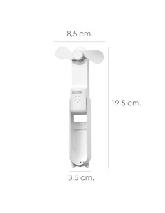 Foldable Rechargeable Battery Fan 3 Speeds 2