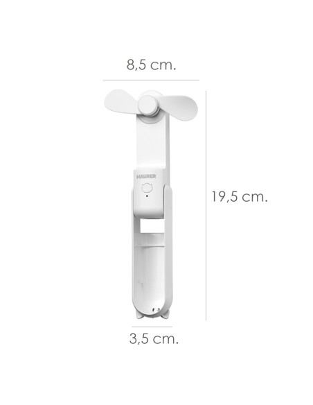 Foldable Rechargeable Battery Fan 3 Speeds