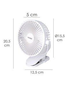 Tischventilator Ladebare 15 cm 2