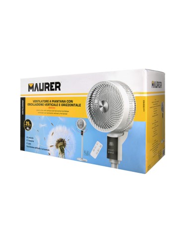 Ventilatore Piedistazione 40W 25cm