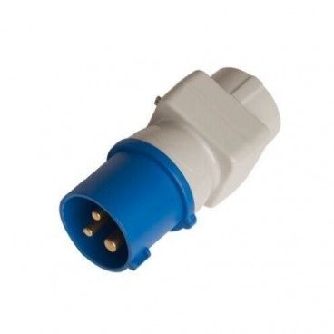 Adaptador clavija cetac (2p+T) 16A base sucko