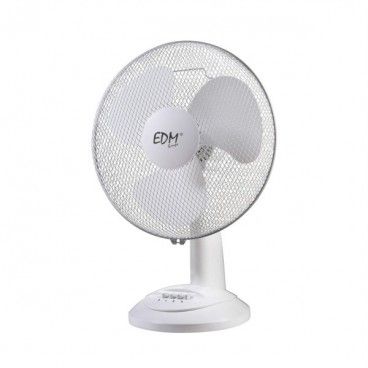 Fan desktop ø30cm 45w 3 speeds safety grid swivel head or fixed adjustable