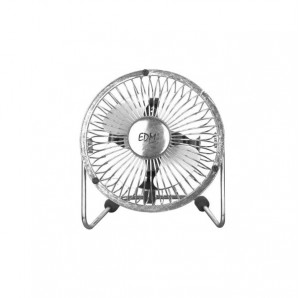 Industrial fan mini 20w ø10cm blades edm fan desktop chrome with grid security