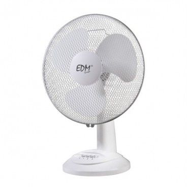 Fan edm desktop ø40 cm 55w 3 speeds safety grid swivel head or fixed adjustable