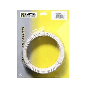 Maurer 1,2 mm White plastificata filo (50 m rotolo)