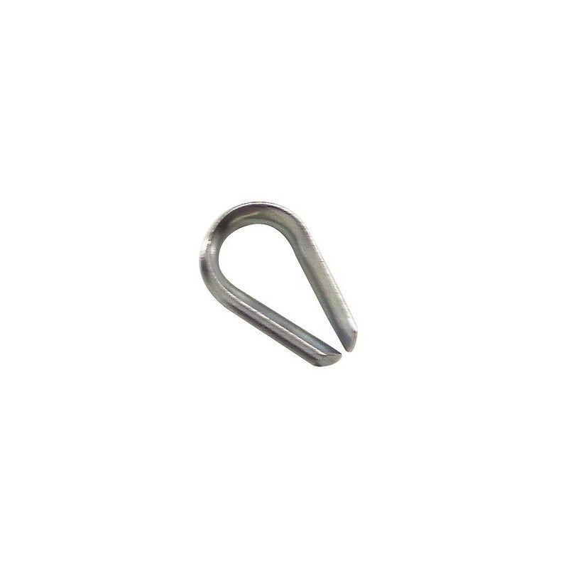 Dedal Zincado Para Cabo de 3 mm.