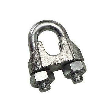 Galvanized Cable Clamps 16 mm. 5/8" Domestic Use