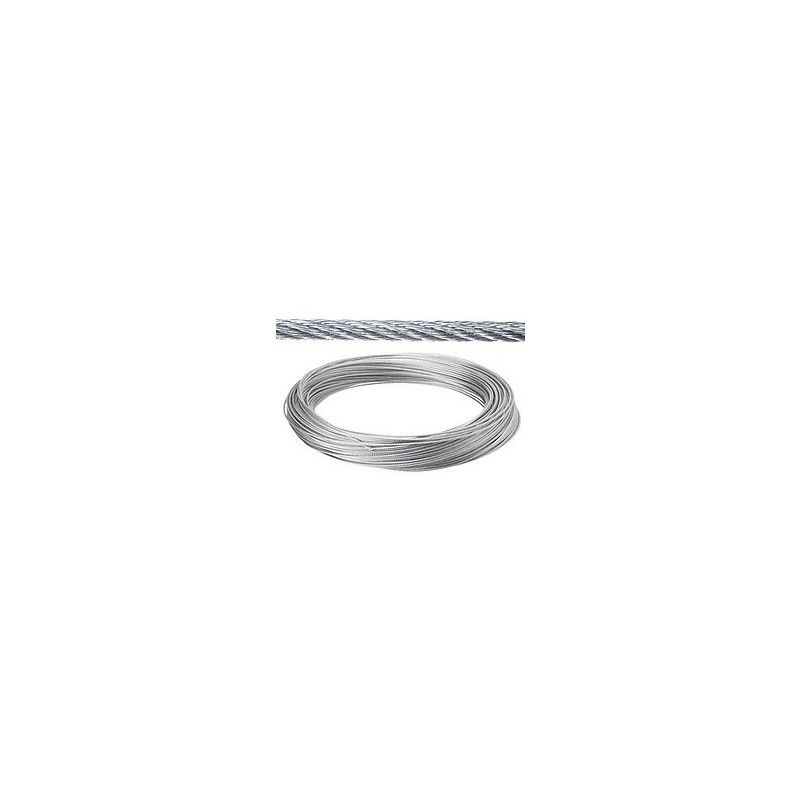 Cabo Galvanizado 8 mm. (Rolar 100 Metros) Sem Elevação