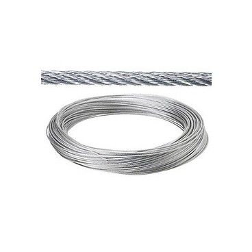 Cabo Galvanizado 8 mm. (Rolar 100 Metros) Sem Elevação