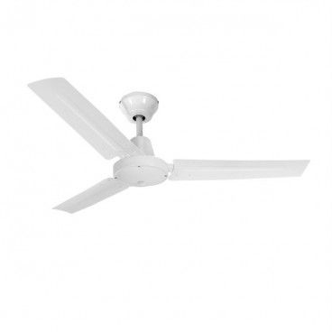 Ventilador de techo industrial blanco sin luz 55W 140cm EDM 33981