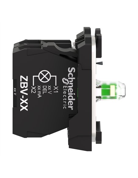 CUERPO PULS LUM LED 230VCA 1NA BLANCO