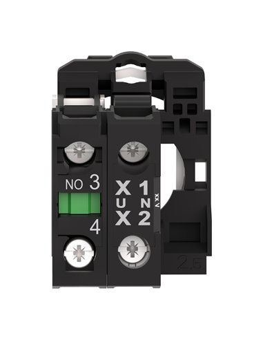 CUERPO PULS LUM LED 230VCA 1NA BLANCO