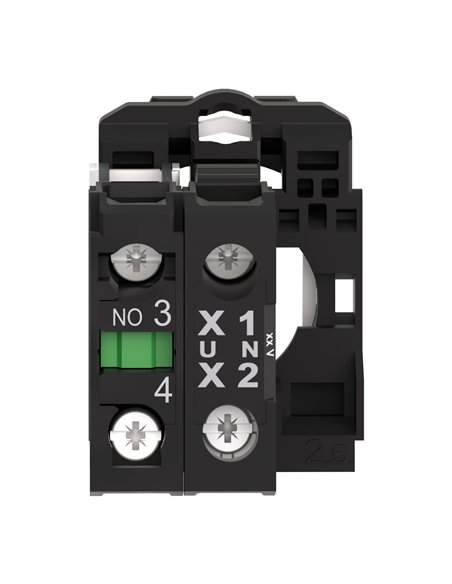 CUERPO PULS LUM LED 230VCA 1NA BLANCO