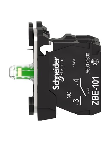 CUERPO PULS LUM LED 230VCA 1NA BLANCO