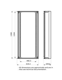 Cofret G IP30,extension 27 Mod,1.380mm 2