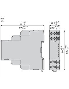 Rele control nfc monitaje multifase 3fases 2