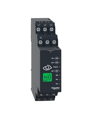 Rele control nfc monitaje multifase 3fases