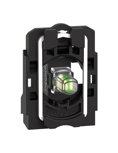 Cuerpo piloto luminoso led 120vca blanco
