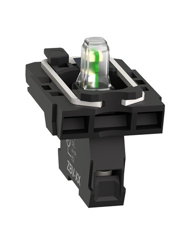 Cuerpo piloto luminoso led 120vca blanco