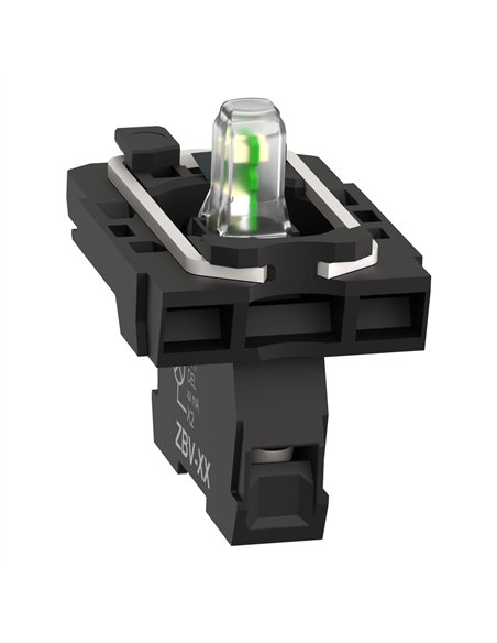 Cuerpo piloto luminoso led 120vca blanco