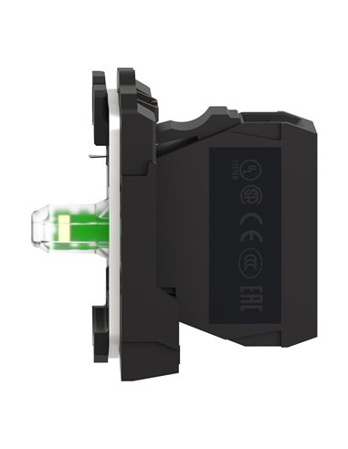 Cuerpo piloto luminoso led 120vca blanco