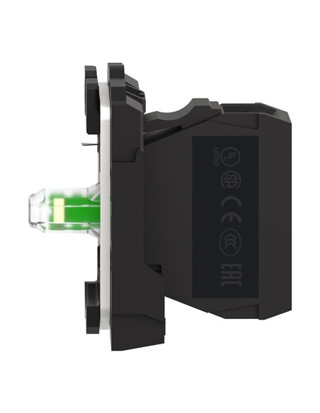 Cuerpo piloto luminoso led 120vca blanco