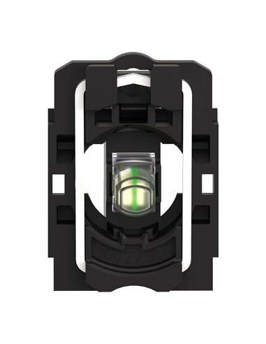 Cuerpo piloto luminoso led 120vca blanco