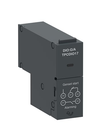 Modulo de salida para TransferPacT, arranque temporizado de Generador y alarma