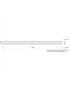 Perfil Linergy LGYE 2.000A, l2.000mm 2