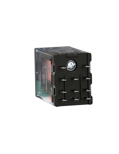 Relé miniatura enchufable, 10 a, 3 nanc, led, 24 v cc