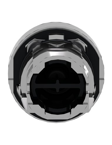 Cabeza pulsador ras negro 0