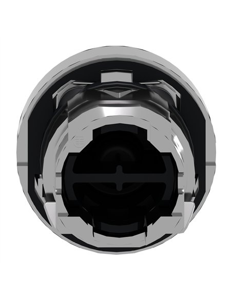 Cabeza pulsador ras negro 0