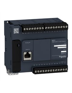 Controlador Modicon M221 24 ES de tipo transistor PNP