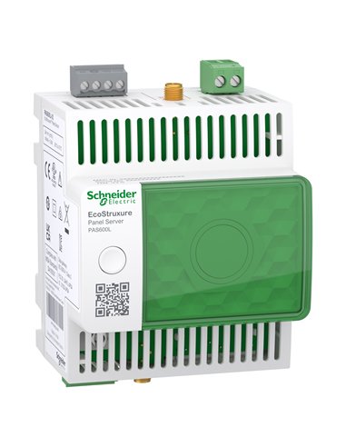 EcoStruxure Panel Server - concentrador inalámbrico universal, pasarela Modbus, 24 V CC