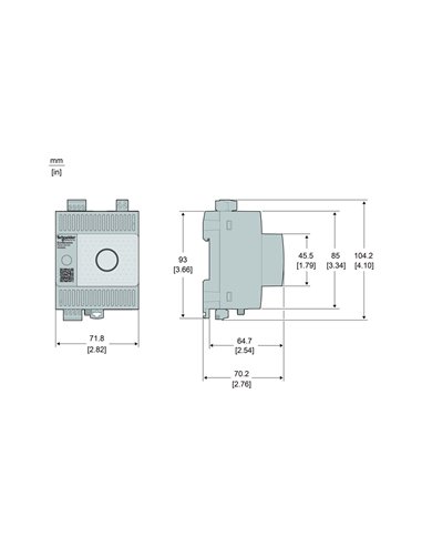EcoStruxure Panel Server - concentrador inalámbrico universal, pasarela Modbus, 24 V CC
