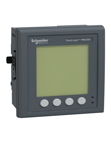 EasyLogic PM2230, medidor de potencia y energía, hasta 31H, LCD, RS485, clase 0.5S