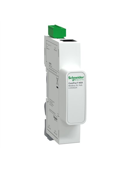 Módulo de interfaz, Compact nsx, HUB Modbus SL, cadena en serie para dispositivos Modbus SL