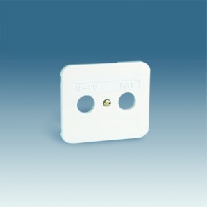 Tapa R-TV SAT blanco SIMON 75097-30