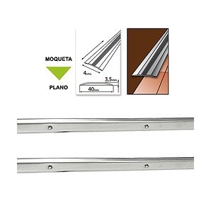 Tapajuntas Atornillable Moqueta Inoxidable 100 cm. 02540214