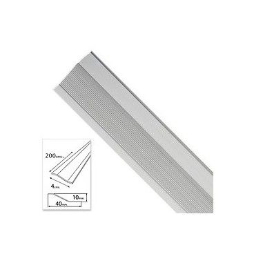 Tapajuntas Adhesivo Para Ceramica Aluminio Plata 200,0 cm. 02541035