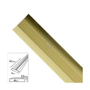 Tapajuntas Adhesivo Para Moquetas Aluminio Oro   82,0 cm. 02541085